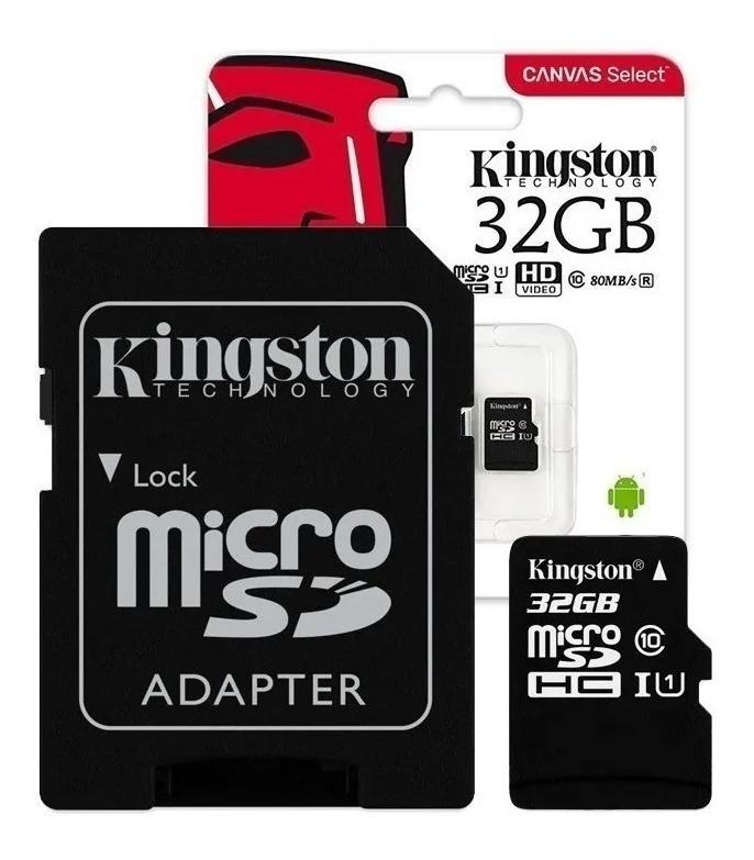 Tarjeta De Memoria Kingston Sdcs  Canvas Select Con Adaptador Sd 32gb