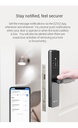 Cerradura Inteligente Biométrica Ezviz Cs-dl05 Ip65, Color N Black