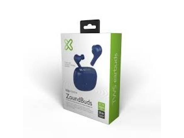 Auricular Bluetooth TWS ZoundBuds KTE-250   Carga Inalámbrica  Azul  Klip Xtreme