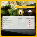 Camara De Seguridad H9c Dual 3k,wifi Doble Lente 5mp