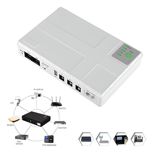 UPS PARA ROUTER CAMARAS 5V 9V 12V USB 5V