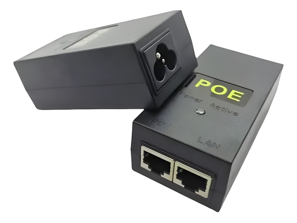 Adaptador PoE 48V 0.5A 1000Mbps