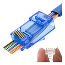 Conector Rj45 Pasante Cat 5