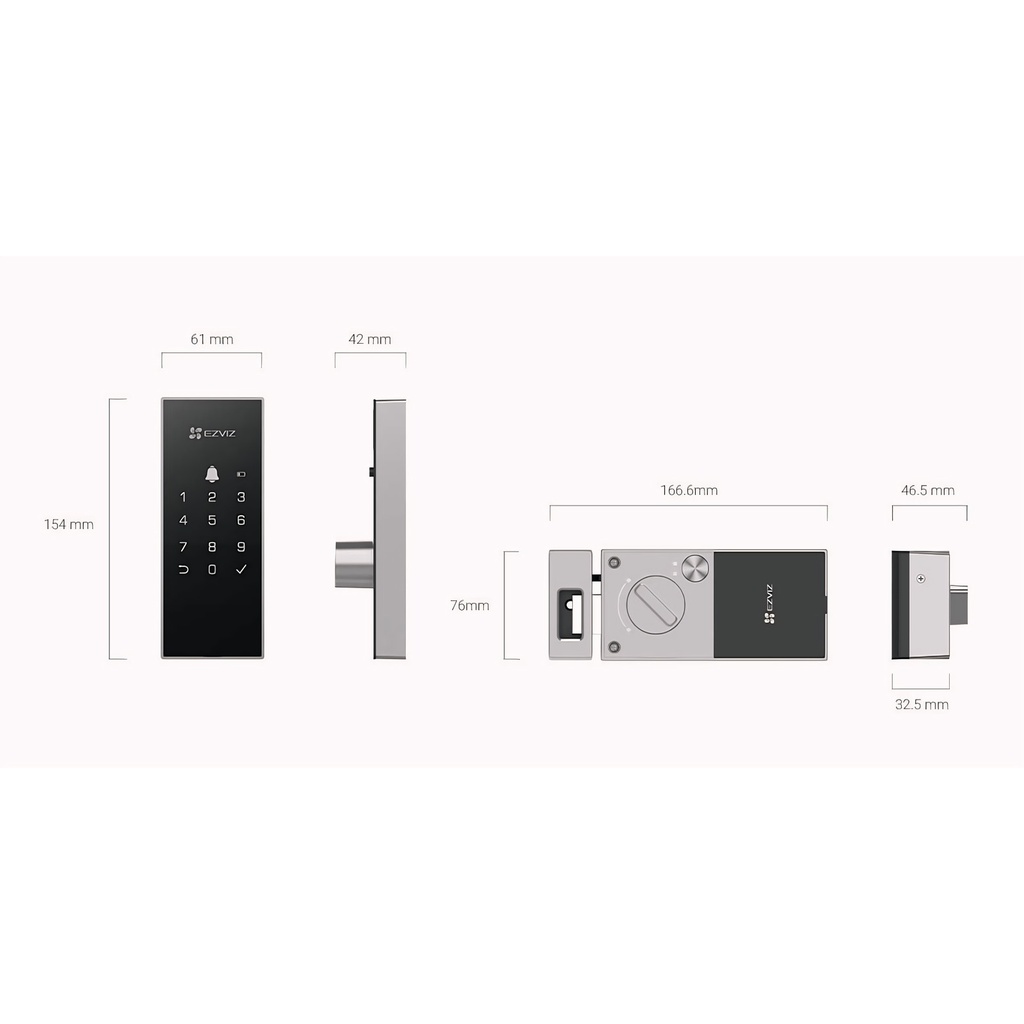 Cerradura Inteligente Ezviz (serie Dl: DL01/DL03/DL05/DL06/DL50)