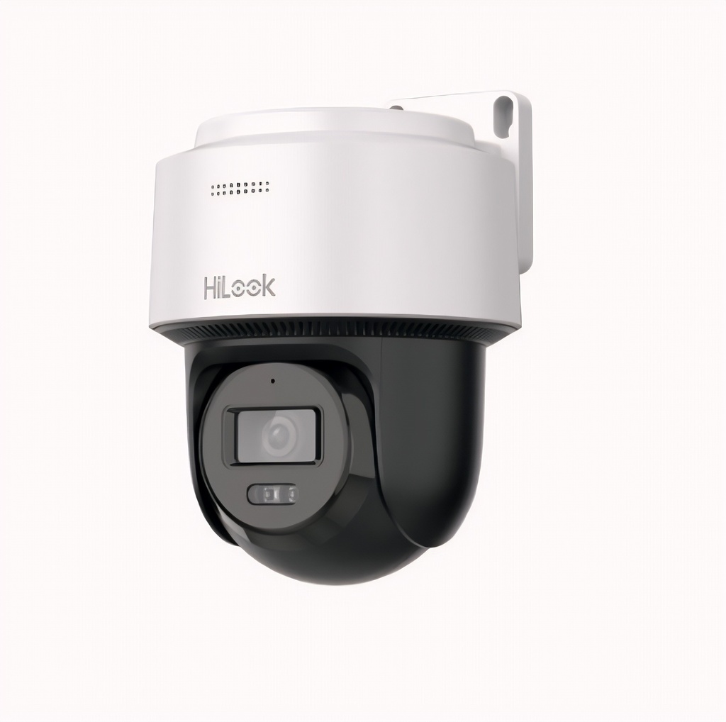 Cámara PTZ IP 4MP Exterior IP66 2.8mm Smart Hybrid Light 30m Infrarroja Audio Bidireccional AcuSense