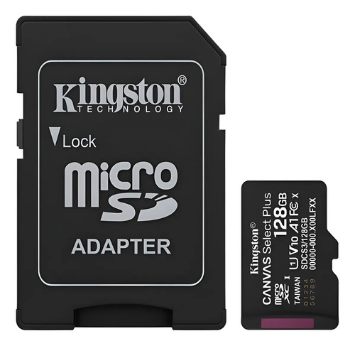 Tarjeta microSD 128GB Clase U1 V10