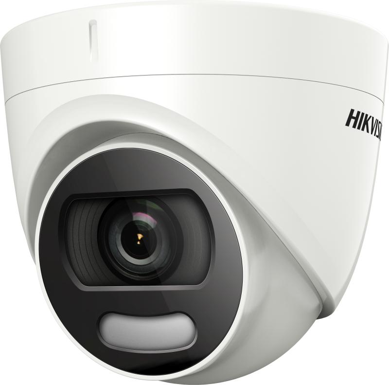 Cámara HD Analógica Torreta Exterior 5MP 2.8mm Luz Blanca 20m 0.0005Lux