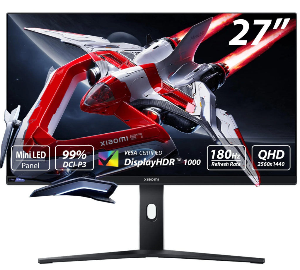 Monitor Gamer Xiaomi Mini LED G Pro 27" WQHD 180Hz 1ms