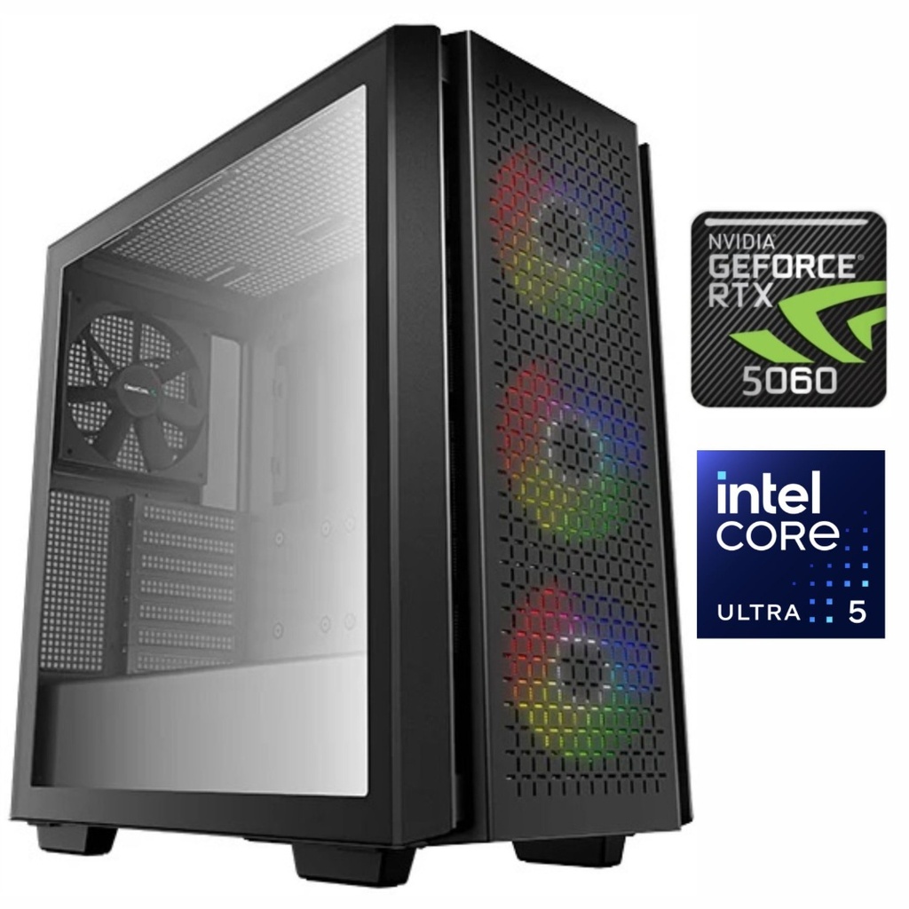 Equipo Gamer Core Ultra 5 245KF, 16GB, 1TB, RTX 5060 8GB
