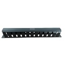 Patch Cord Fibra Óptica Interior Gestor De Cables 12 Puertos Acero Negro
