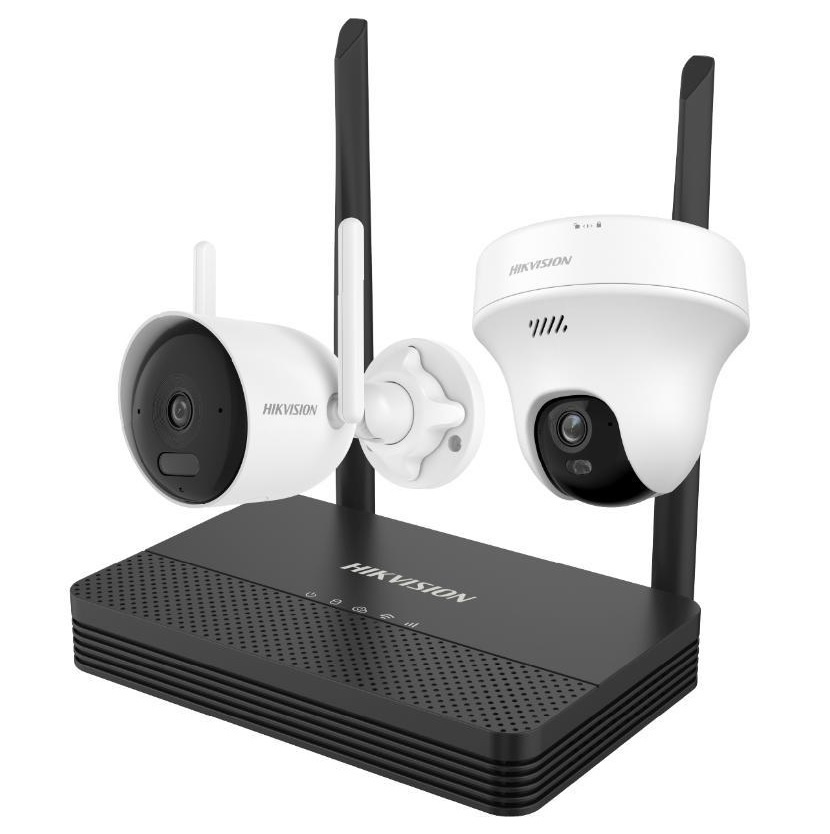 Kit Hikvision NVS Wifi + camaras 2MP y 3MP exterior