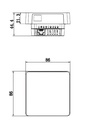 Access Point WiFi 6 3000M Para Pared PoE