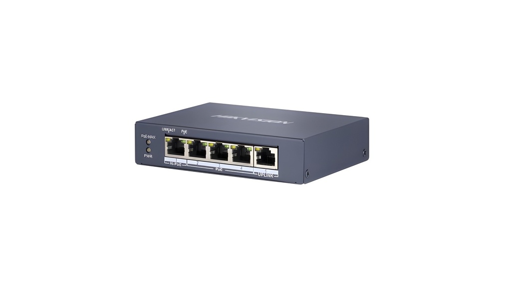 Switch No Administrable 5 Puertos Gigabit 1 Uplink Gigabit PoE 60W