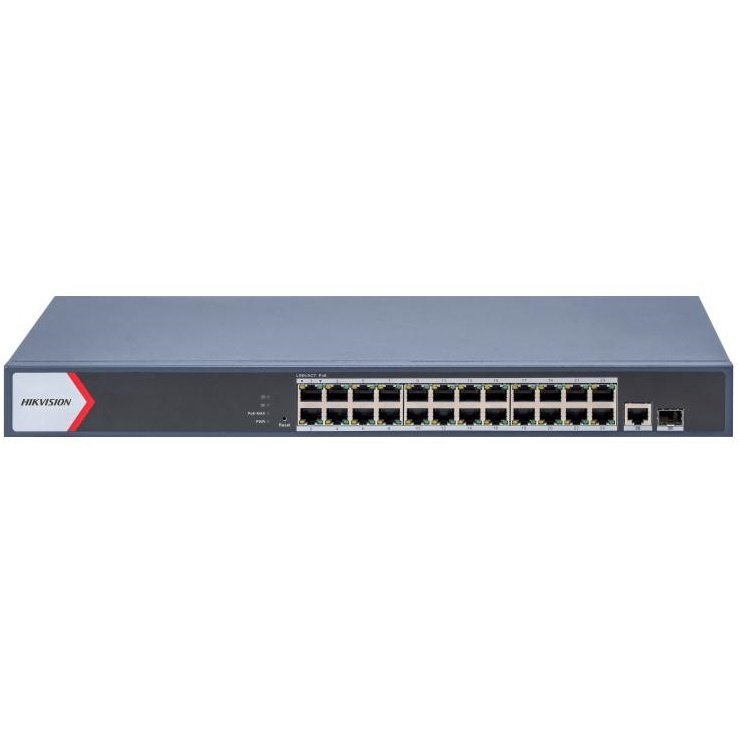 Switch L2 Administrable 24 Puertos Gigabit PoE 230W HIKVISION