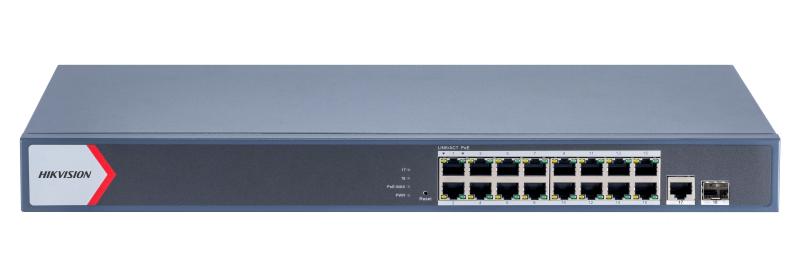 Switch No Administrable 16 Puertos Gigabit 1 Uplinks PoE 130W