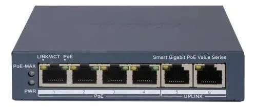 SWITCH L2 6 Puertos Gigabit