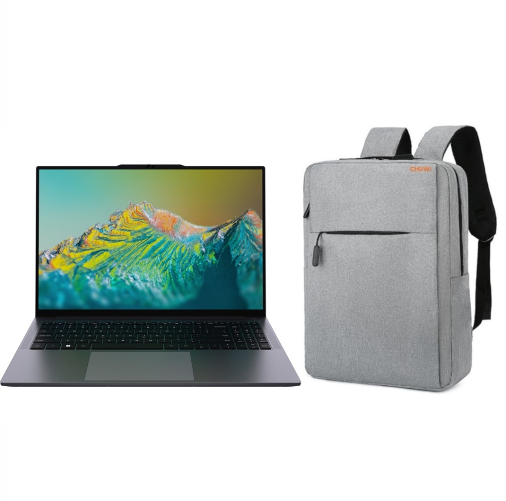 Mochila Para Laptop Chuwi 15.6" Gris + Notebook Chuwi Ryzen 5