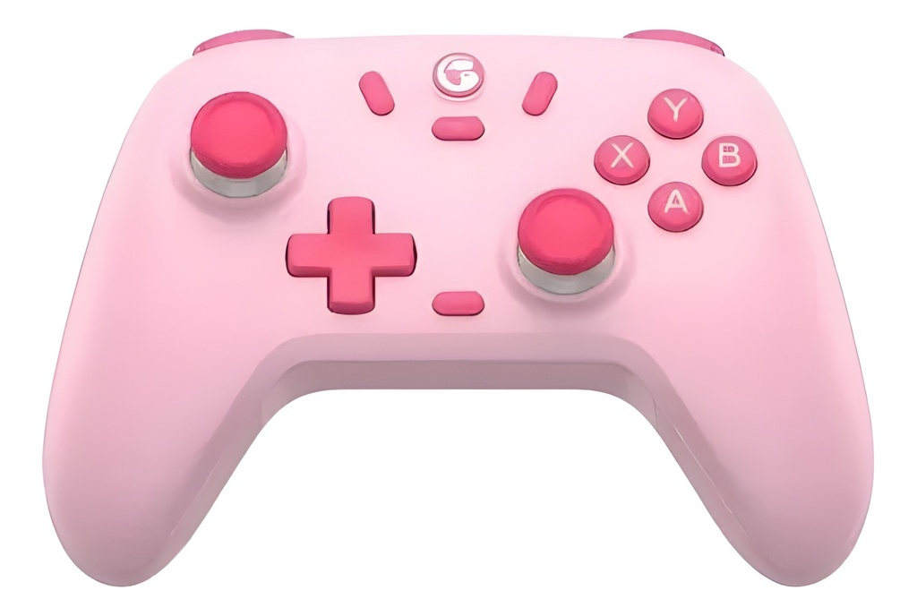 Gamepad T4 Inalámbrico Trimodo Switch/Android Hall Effect Rosado