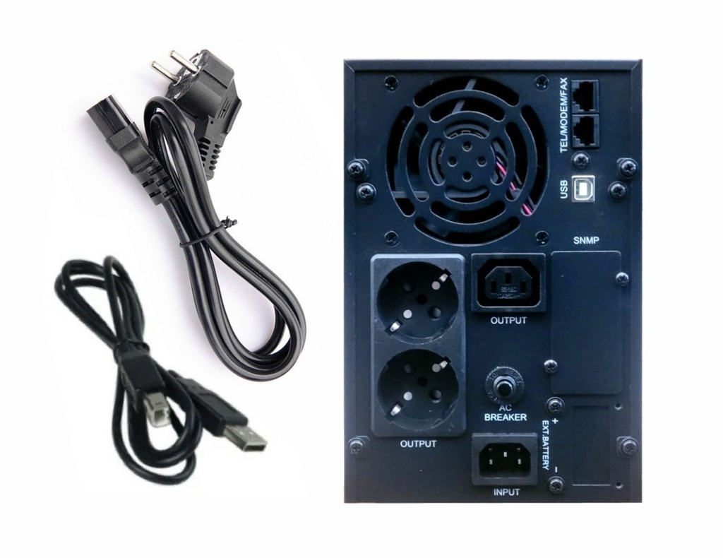 UPS Offline 2000 Va 1600 W 4 Salidas Schuko Senoidal