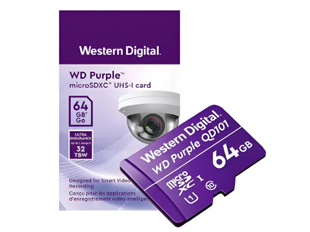 Tarjeta MicroSD 64GB Clase 10 SanDisk Purple