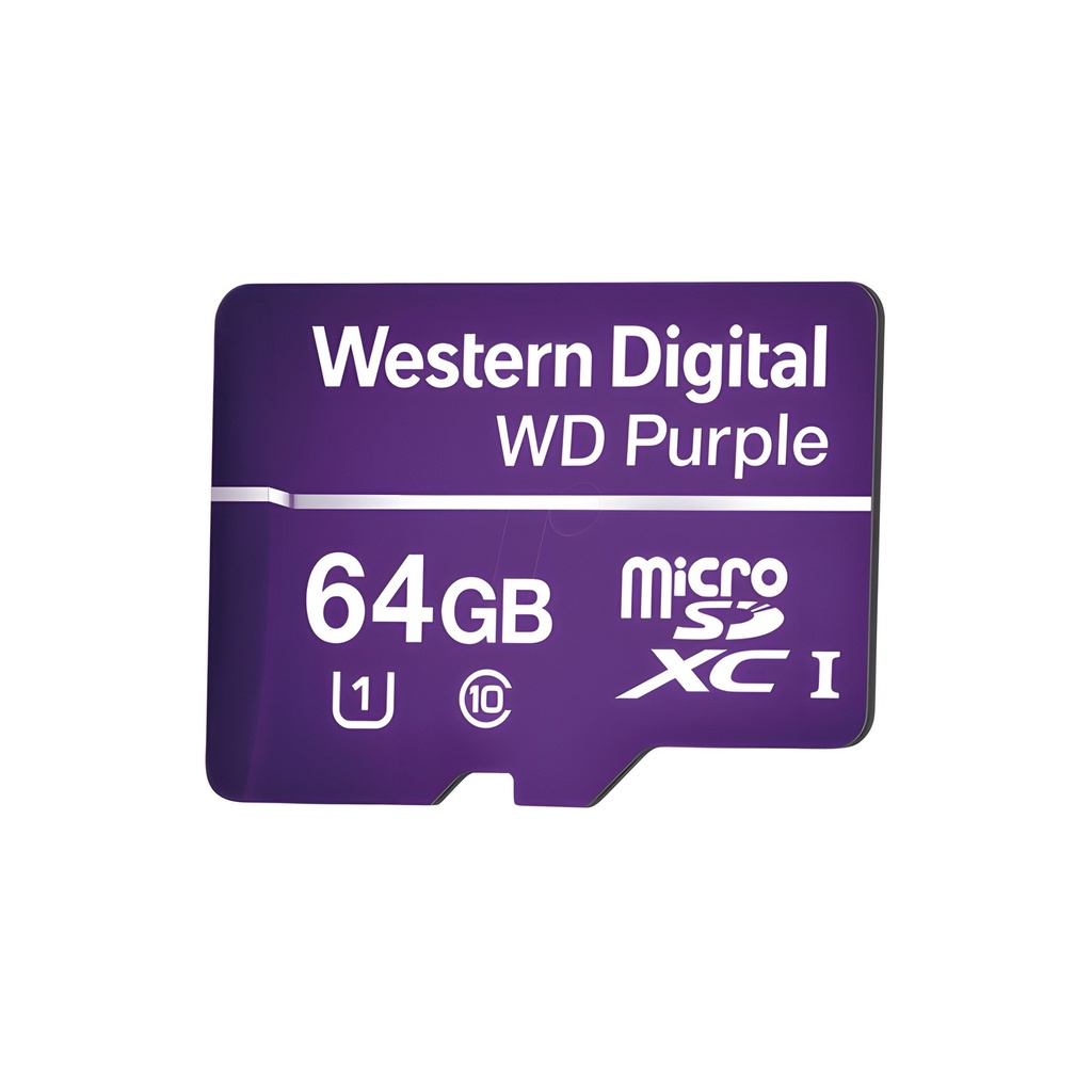 Tarjeta microSD 64GB WD Púrpura
