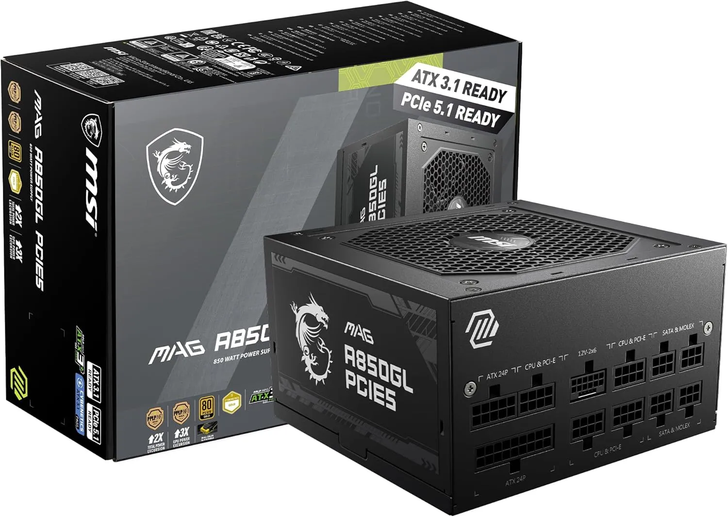 FUENTE MODULAR 850W 80+ Gold