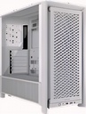 Gabinete Mid Tower Atx Blanco Frame 4000D Rs Modular