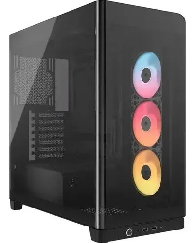 Gabinete Mid-Tower Corsair Frame 4500X Rs-R Argb Paneles Vidrio Curvo