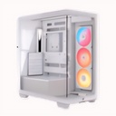 Gabinete Mid-Tower Atx 3500X Rs-R Argb Blanco