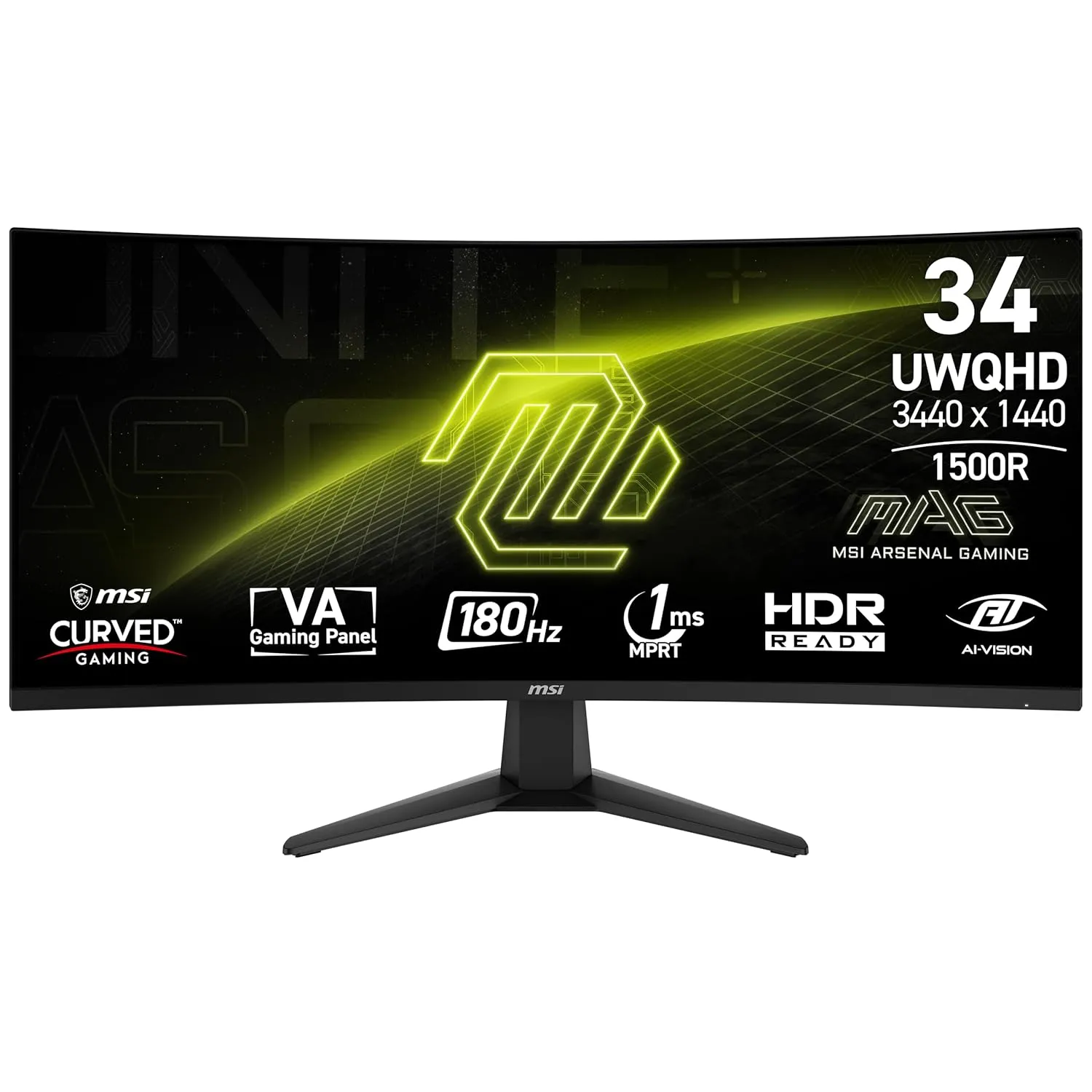 Monitor Gaming 34" WQHD 180Hz