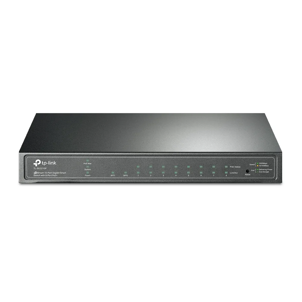 Switch L2 Administrable 8 Puertos Gigabit PoE+ 61W TP-LINK