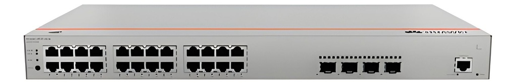 Switch No Administrable 24 Puertos Gigabit 4 Uplinks Sfp+ PoE+ 400W