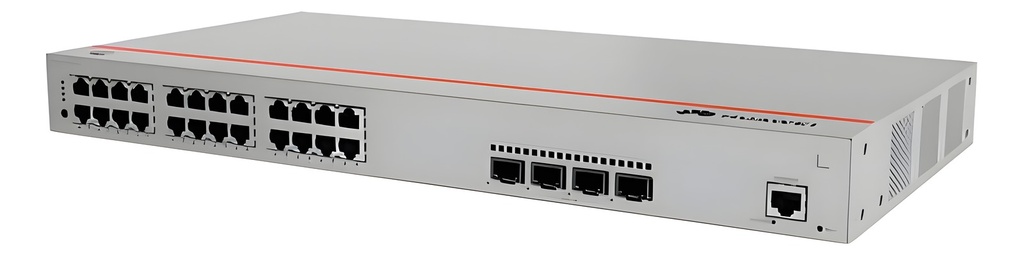 Switch No Administrable 24 Puertos Gigabit 4 Uplinks Sfp+ PoE+ 400W