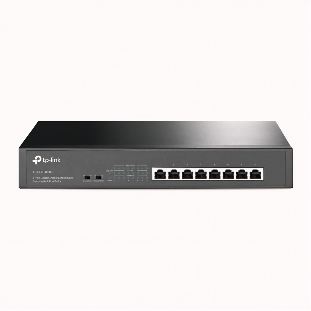 Switch No Administrable 8 Puertos Gigabit PoE+ 153W