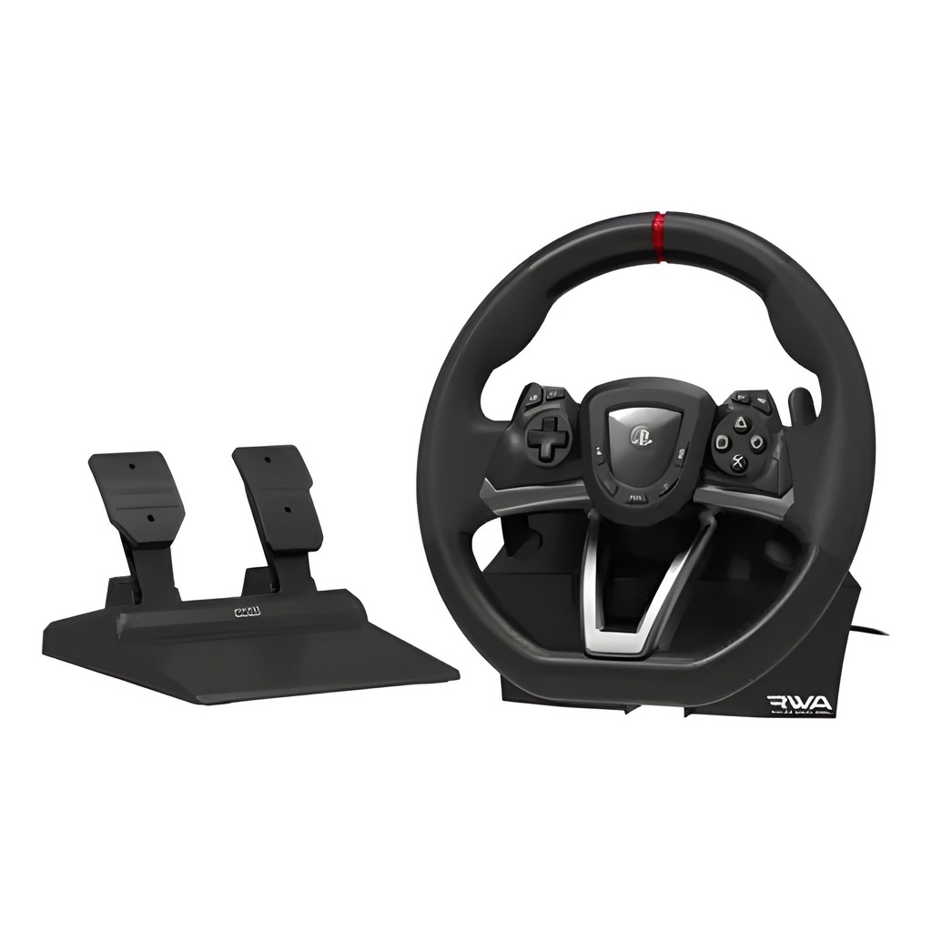 Volante Racing Con Pedales Para Ps5 Y Ps4 Con Zona Muerta Ajustable