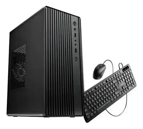 Gabinete Mid Tower Atx Negro Con Fuente 600W