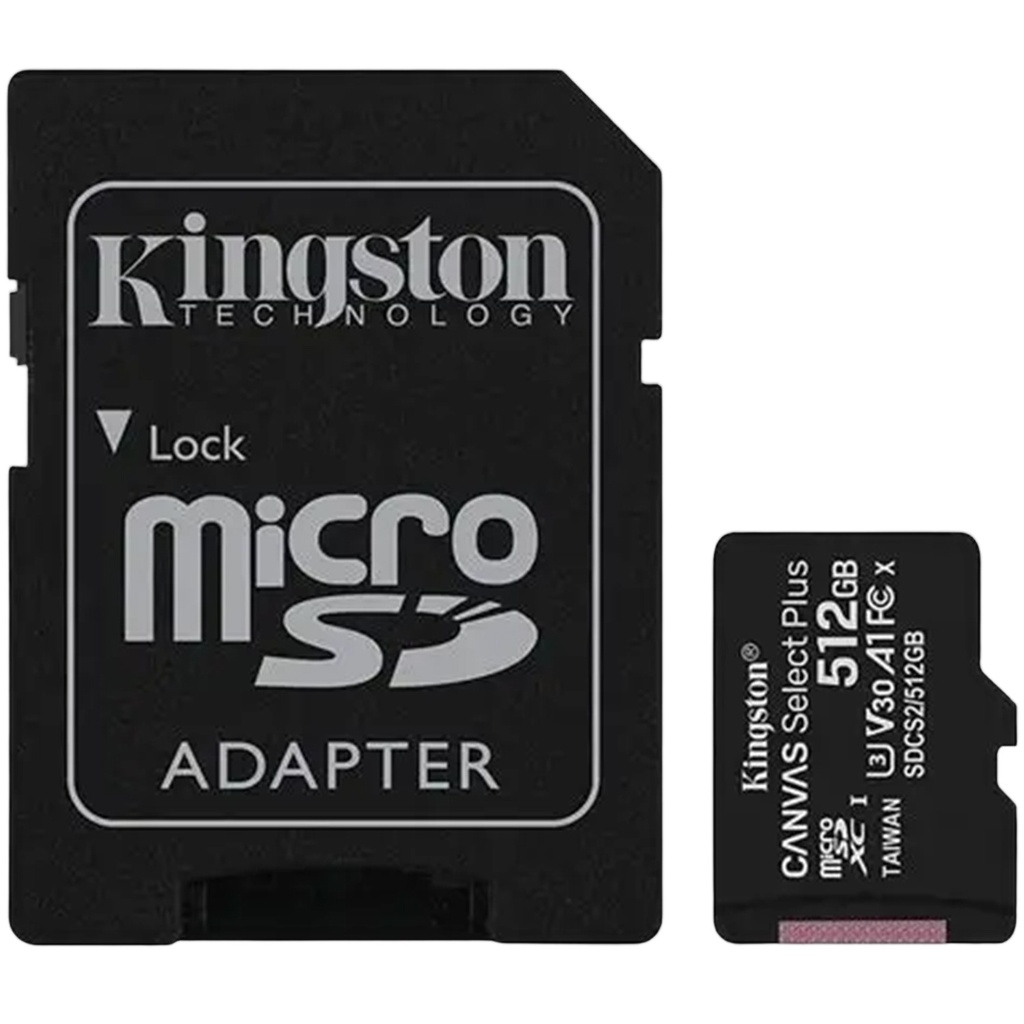 Memoria microSD 512GB Clase 10 150MB/s Uso