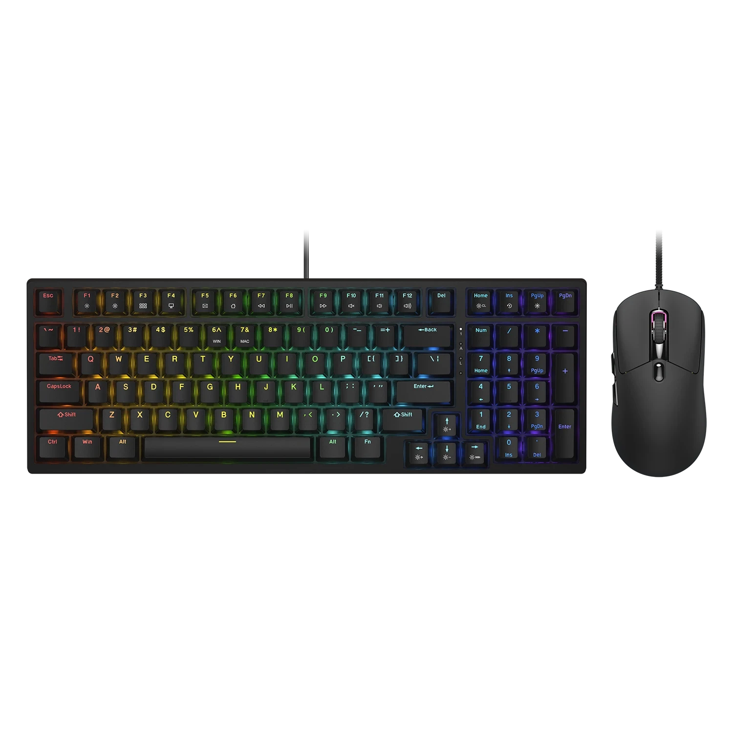 Teclado Gaming USB-A Iluminación Rgb Mecánico