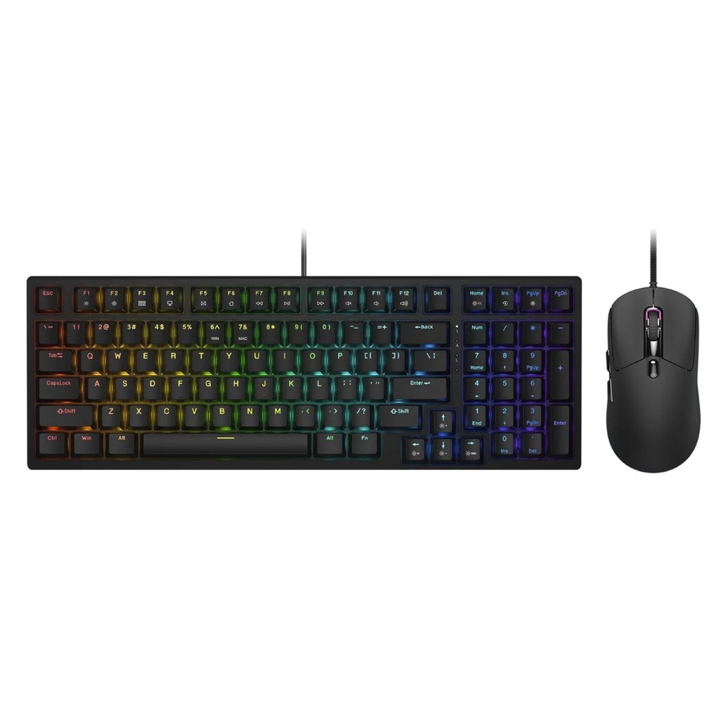 Teclado y Mouse Gaming RGB Mecánico