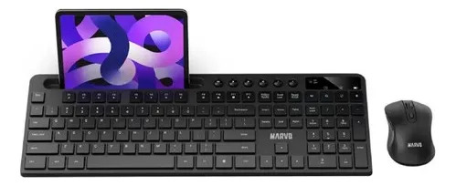 Teclado Inalámbrico Marvo Kc411wspbk