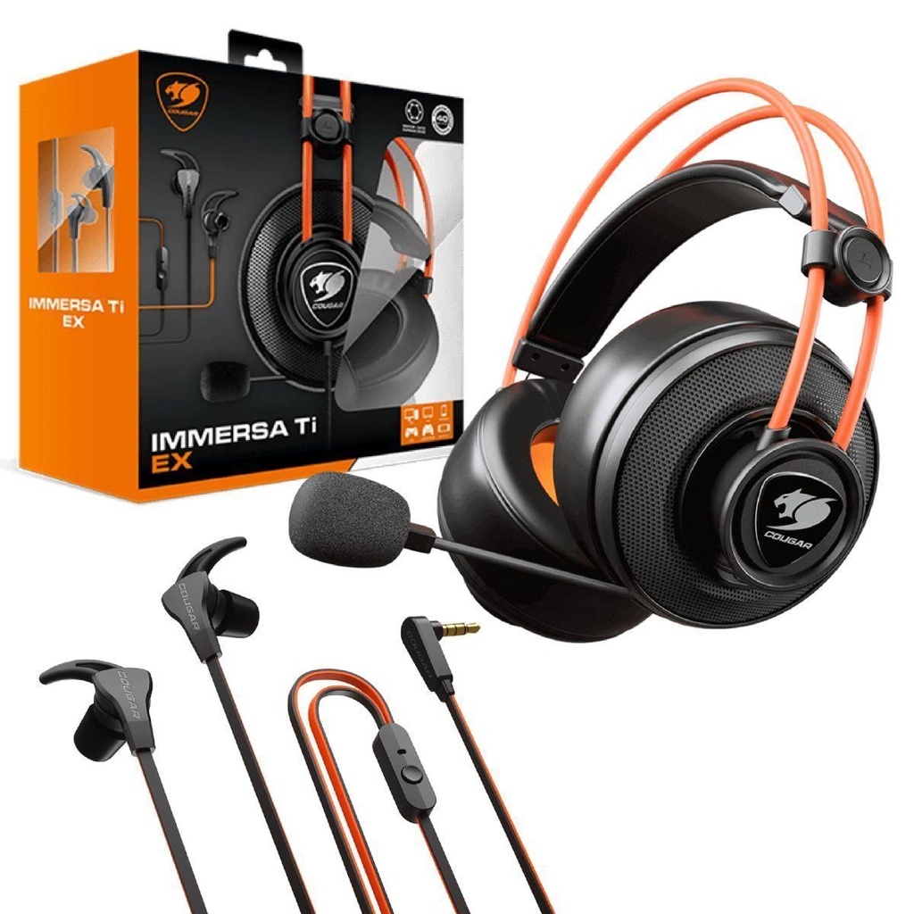 Auricular cougar 2 en 1 Immersa Ti Ex + Havoc