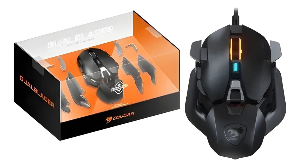 Mouse _usb 16000 Dpi 12 Botones Grafito_