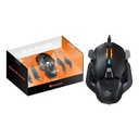 Mouse _usb 16000 Dpi 12 Botones Grafito_
