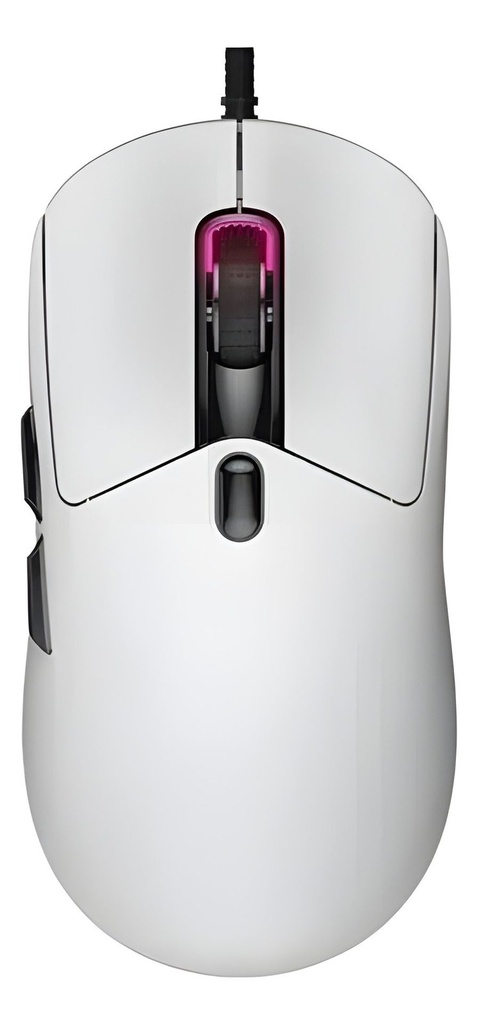 Mouse Gaming Cableado 6200DPI 5 Botones Blanco