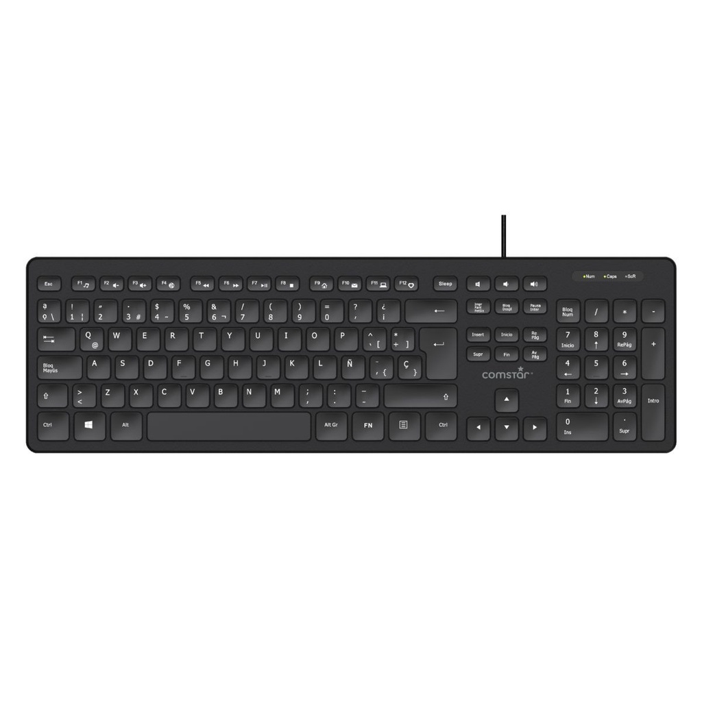 Teclado Español USB-A Sin Iluminación