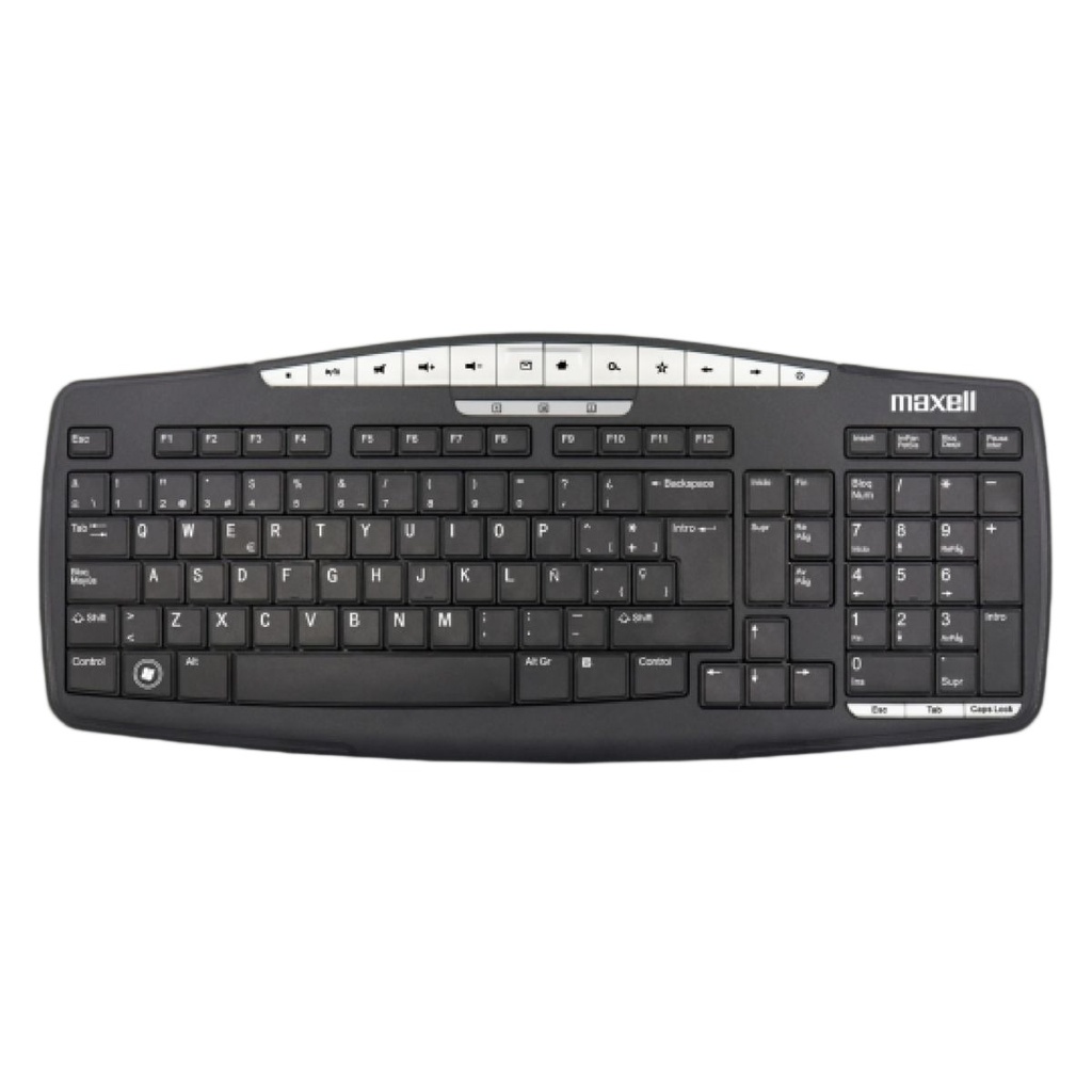 Teclado Español USB Negro Sin Iluminación