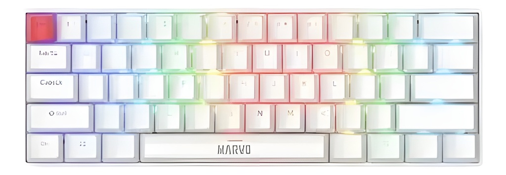 Teclado Gaming Rgb USB-C Inglés Compacto 60%