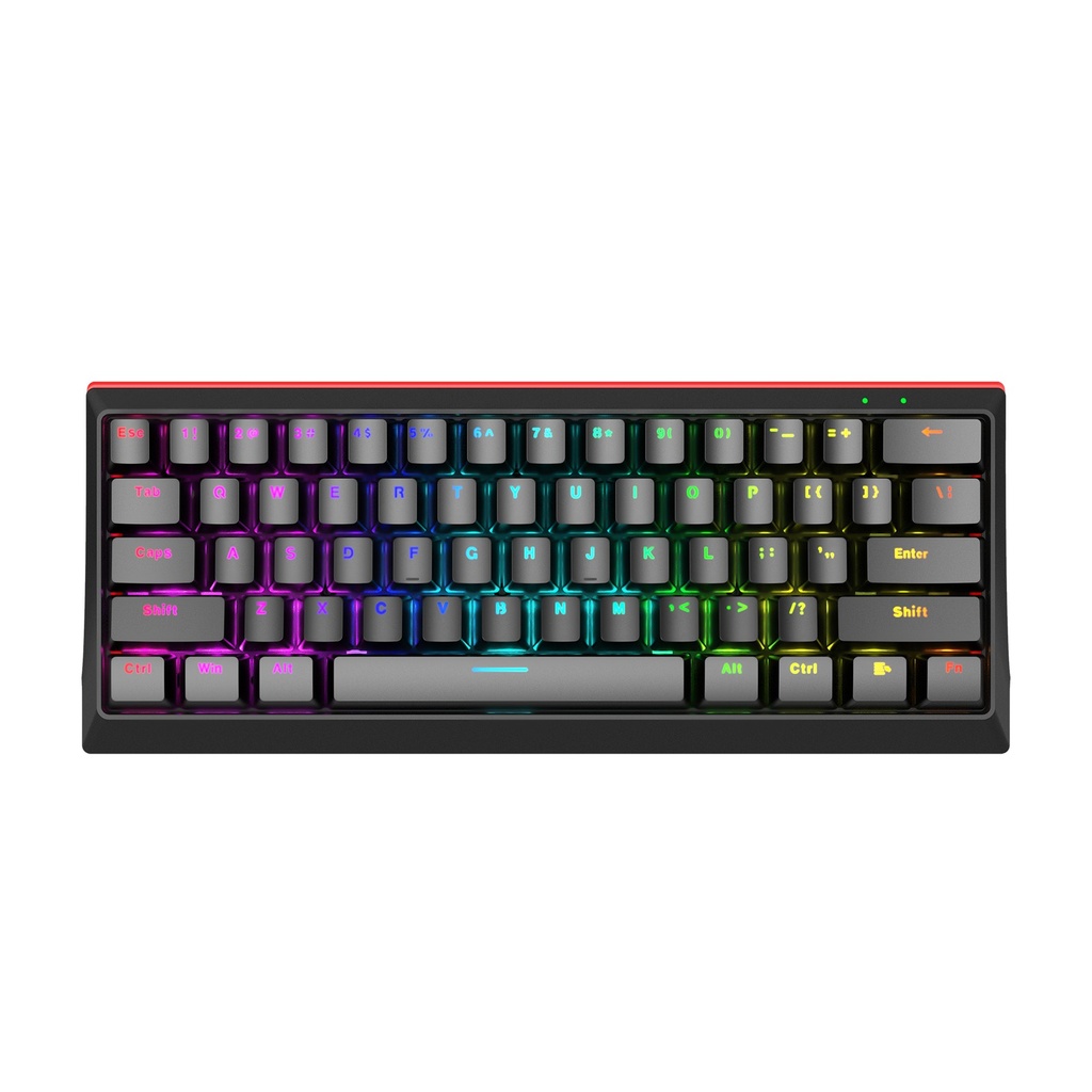 Teclado Gaming Rgb Inalámbrico Español