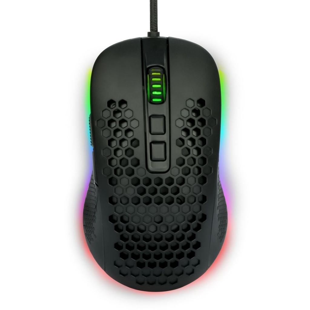 Mouse Gamer Rgb Cableado 4000DPI 6 Botones