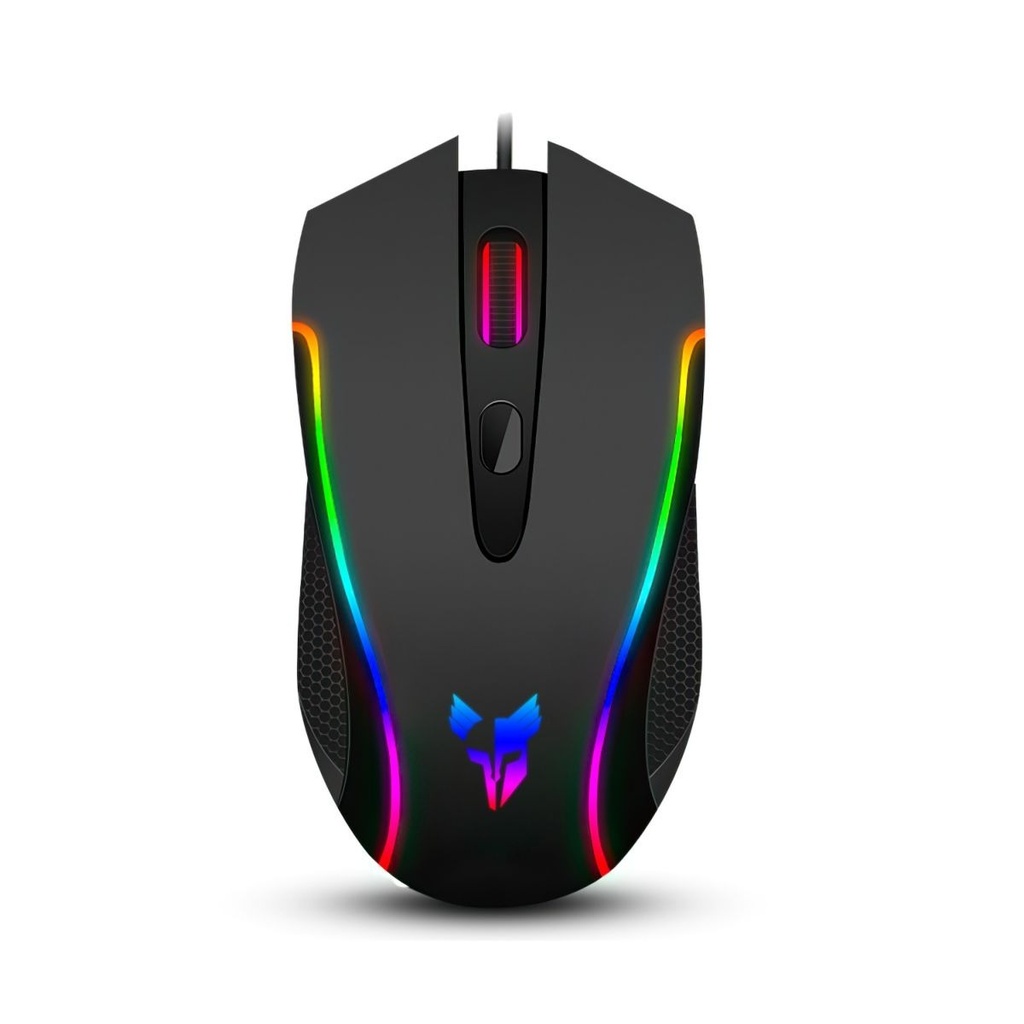Mouse Gamer Rgba Cableado 6400DPI 6 Botones